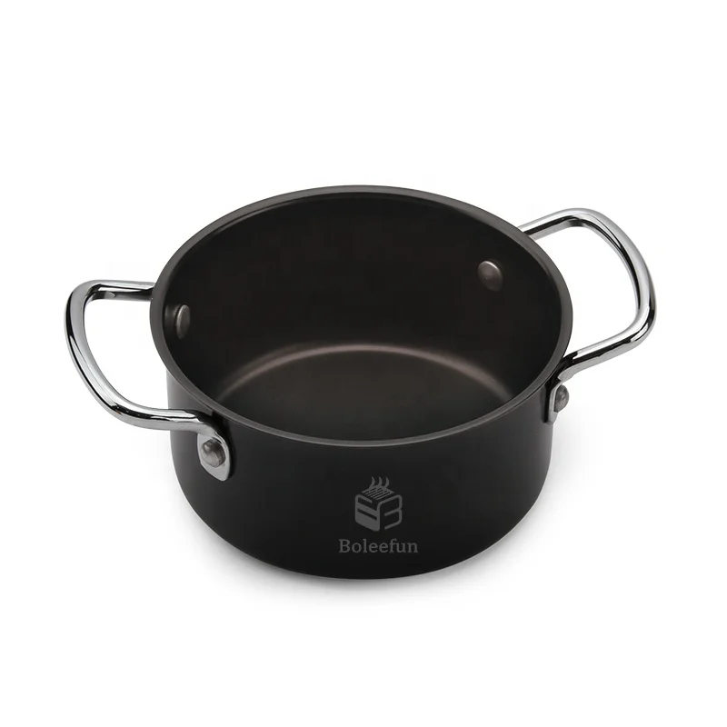 Non Stick Grill Pan BBQ Sauce Pot SS Handle Sauce Pot BBQ grill pan