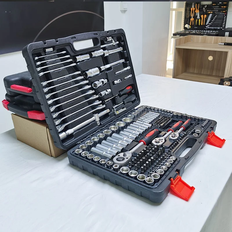 Professional 215pcs Mechanic Workshop Tool Set With Hand Tools