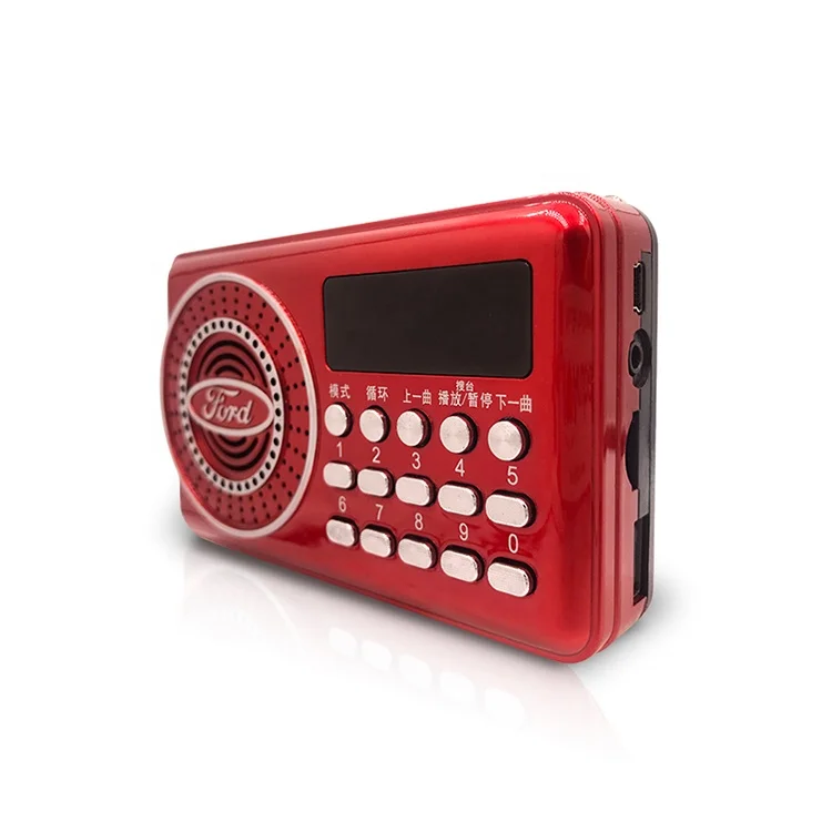 
 Новинка 2021, стильное высококачественное портативное цифровое радио Mini Usb 3,5 мм  