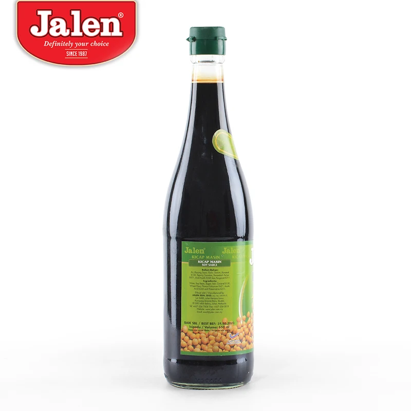 Factory Price High Quality Wholesome Delicious and Distinctive Flavor Traditional Recipe Soy Sauce 650 ml