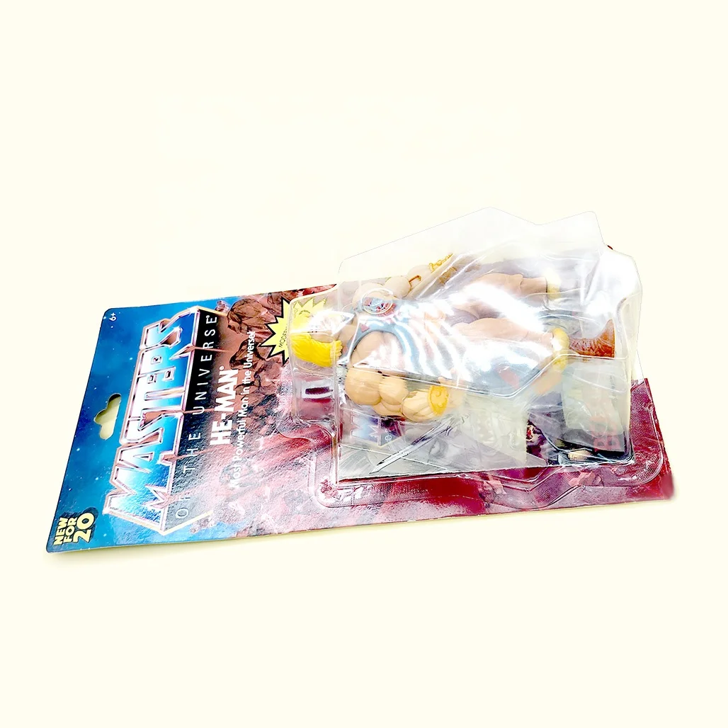 kids toy custom Hanging Box Packaging with Insert Blister plastics for toy Blister Clamshell packaging paper