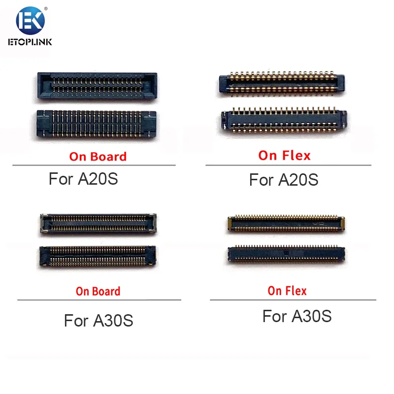 Lcd Display Screen Flex Plug On Board FPC Connector For Samsung Galaxy A20S A207 A30S A307 FPC