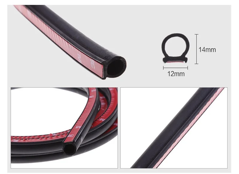 wholesales 3m self adhesive tape foam extruded rubber door seals for cars