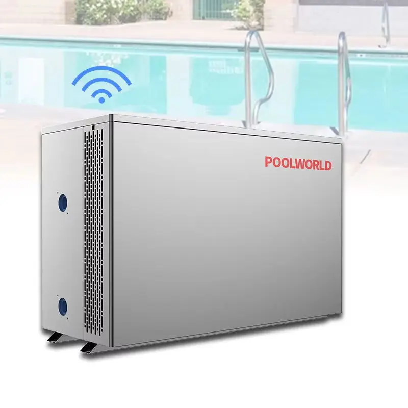 Pool World solar panel pool heating system High Cop Air to water full dc inverter r32 heat pump for pool 42kw