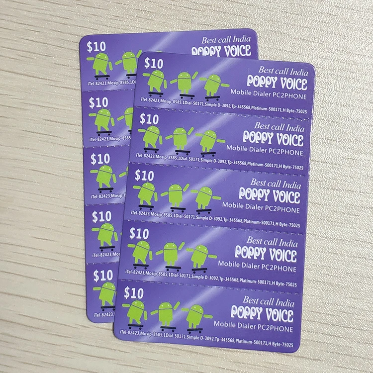 
safaricom scratch card top up card printing prepaid scratch card 