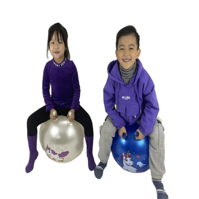 E-co friendly pvc animals space durable jumping hopper ball for kids