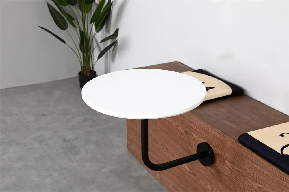 Made in China black and white classic table practical and durable corner table with high heat