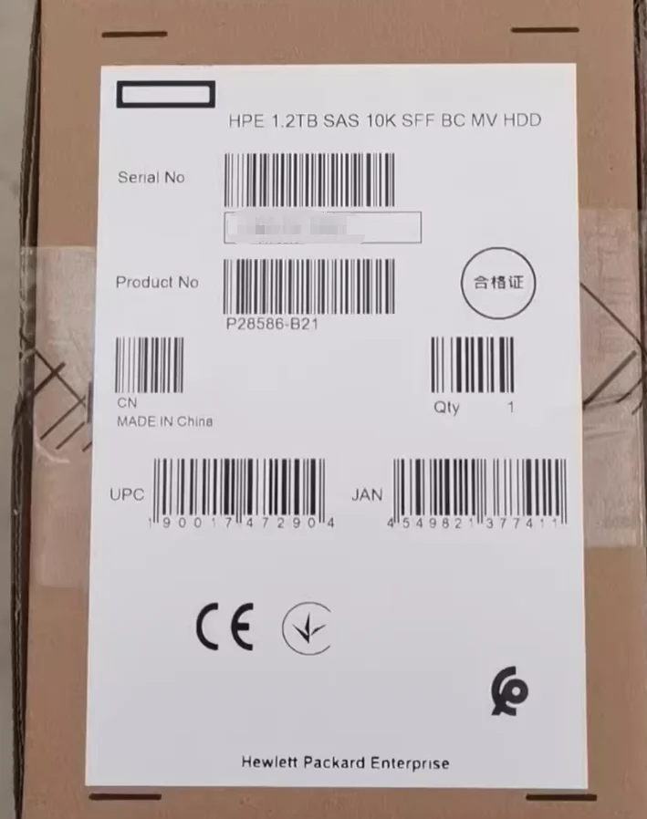 Original P28586-B21 HDD 1.2TB SAS 10K SFF BC HDD Multi Vendor For Gen10 Plus Server Hard Drive P28586-B21