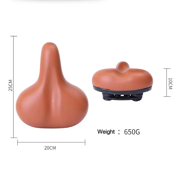 Vintage Leather Saddle Seat Cushion Road Bike town bike Sport Saddle Brown Cycling Saddle Bike Seat for unisex