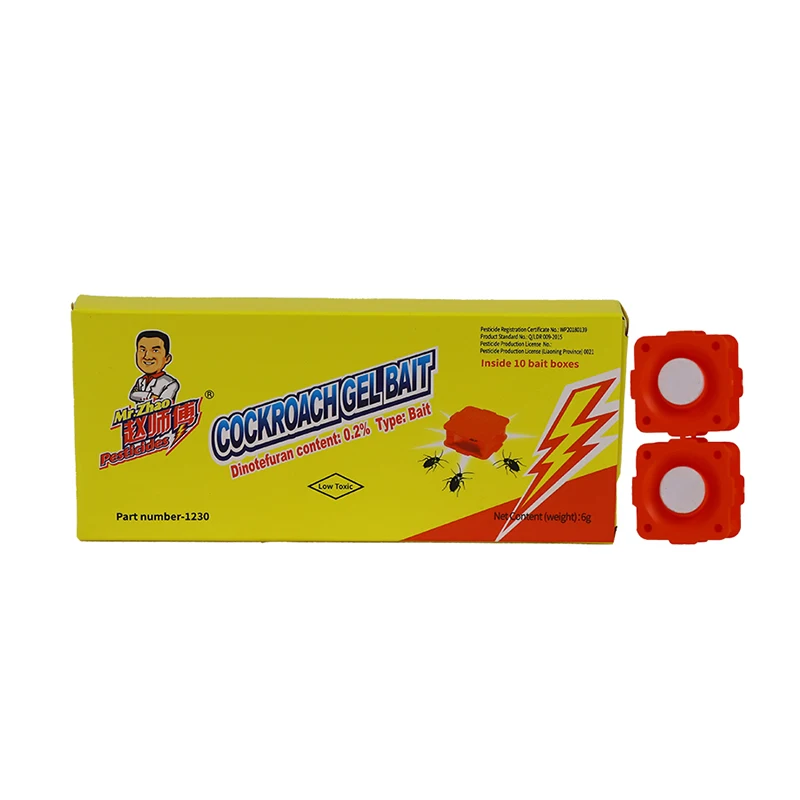 Pest Control Cockroach Killing Bait Roach Bait Killer Trap Station Indoor All Season Use