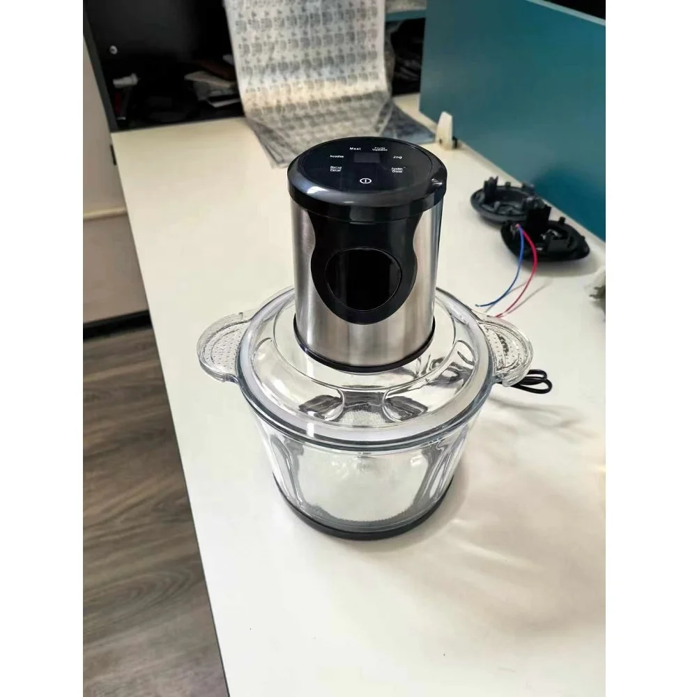 Factory wholesale Food processor, newest design Digital Food chopper, 2L/3L stainless steel/glass /plastic housing meat grinder
