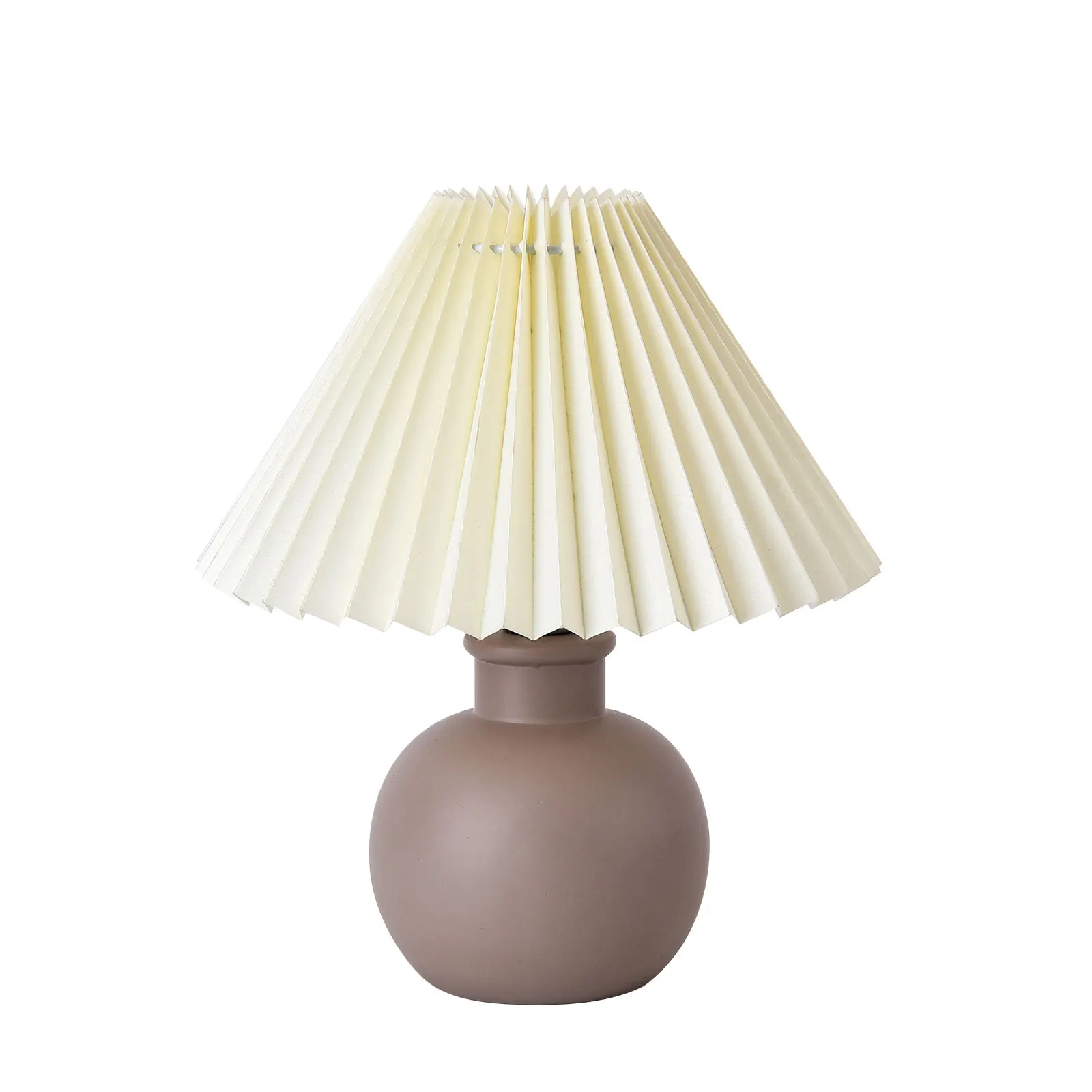 Nordic Creative Ceramic Base small Table Lamp, Simple Atmosphere Decoration Night Light  For Bedroom Decoration