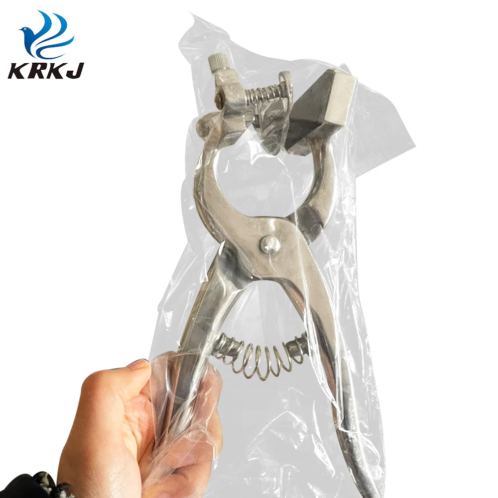KD712 livestock identification ear tattoo machines mark applicators animal tattoo pliers for rabbit pig sheep cattle