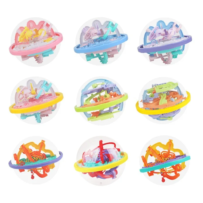 Yuxin 156 Maze Ball Maze Toys Children Adult Interactive Desktop Balancing Ball Game Intellectual Track Walk the Bead Maze Ball