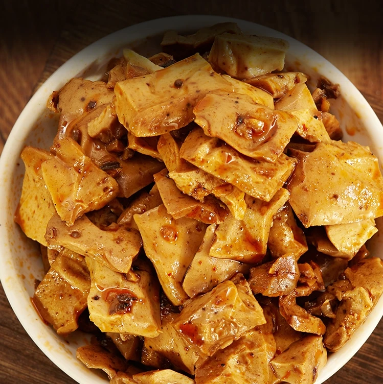 
Sichuan Shifang Red and white special Babao Tofu dry spicy snack 
