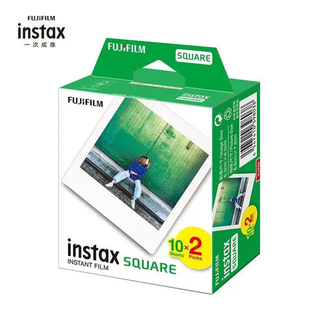 Новый Instax квадратный пленка с белой кромкой на фотобумаге (200 шт.) для ЖК-дисплея с подсветкой Fujifilm SQ10 SQ6 SQ1 SQ20 пленка для камеры моментальной печати мини камера поделиться SP-3Printer