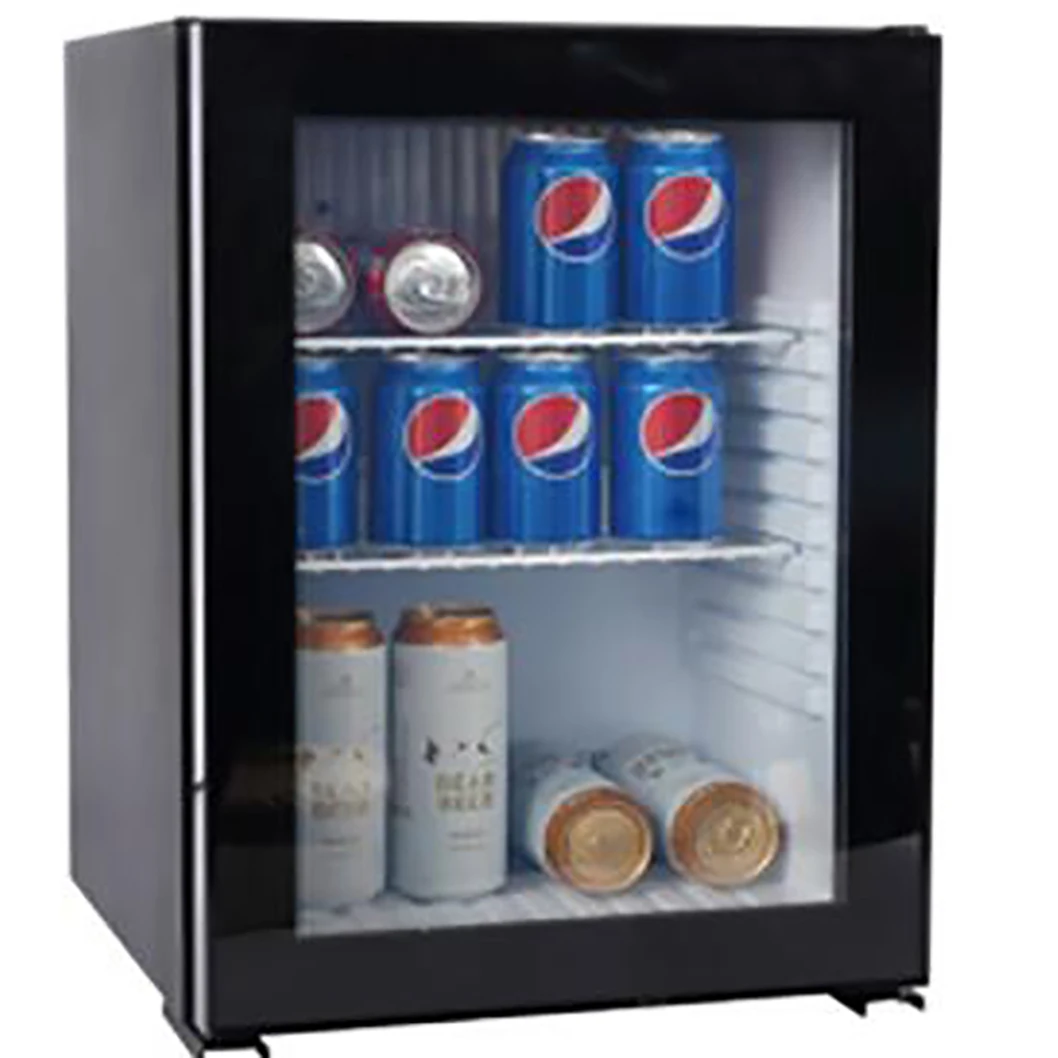 40 Liters single glass door Thermoelectric minibar semiconductor fridge for hotel room