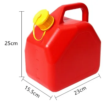 HDPE 5L Plastic Gasoline Jerry Can Portable Fuel Tank Red Gasoline Container Plastic Supplier Oil Storage Plastic Gallon Barrel