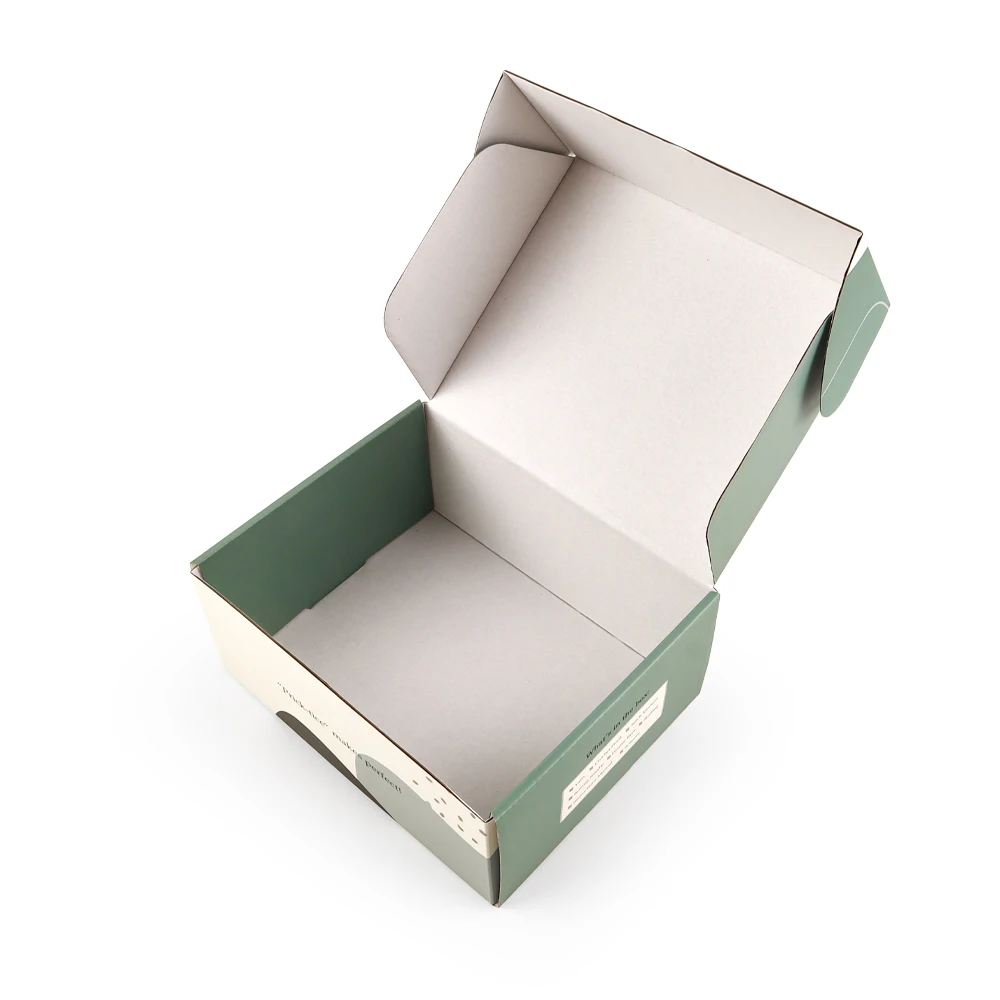 Manufacturer Custom Logo Corrugated Paper Clothing Package Box Shopping Mailer Bag