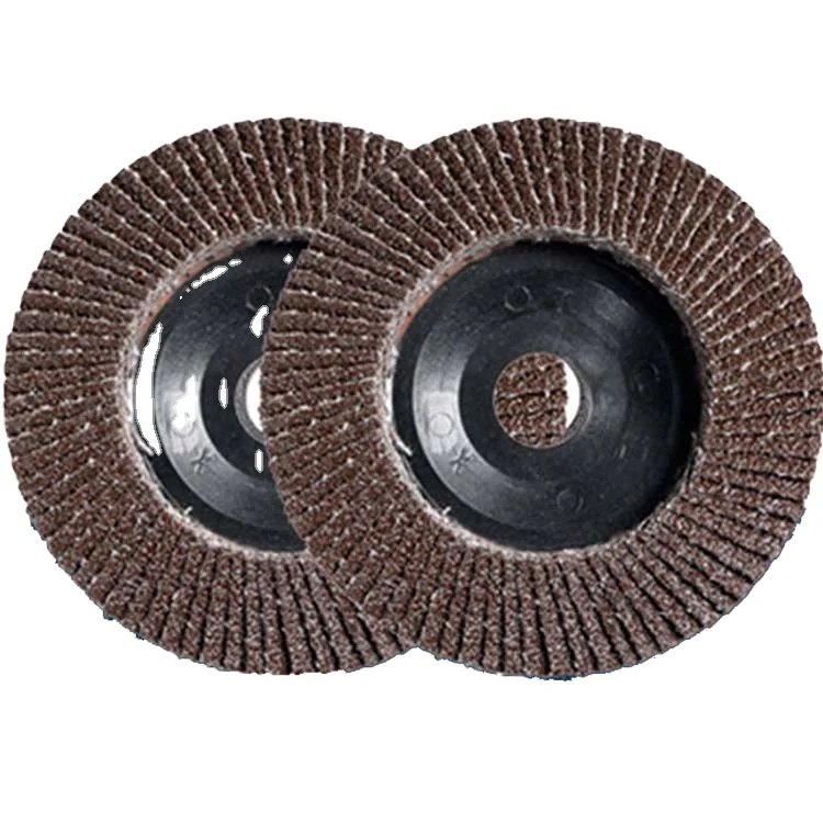 Kunshan manufacturer suppliers glory p60 plastic fiber glass backing pad abrasive 100mm abrasive flap disc