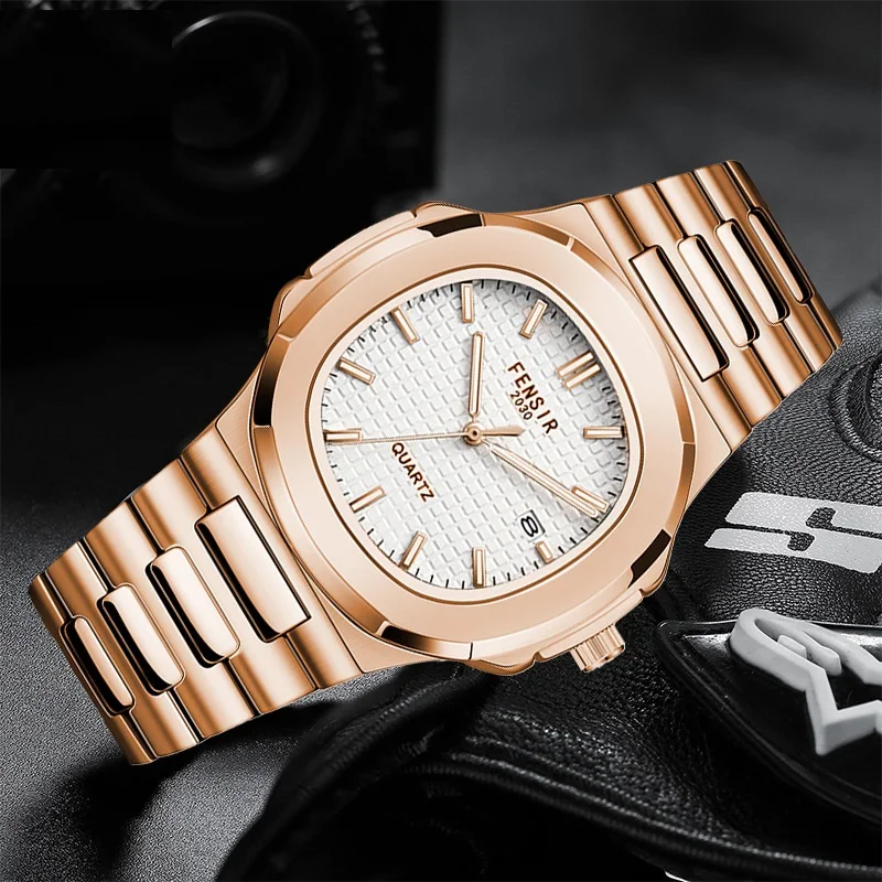 Factory Manufactures Quartz Wrist Watch Stainless Steel Wrist Watches For Men