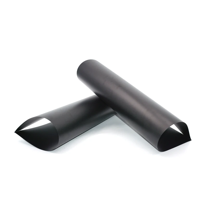 0.16mm A3 Ultra Thin Printed Semi Rigid Black Polypropylene Plastic PP Film For Printing