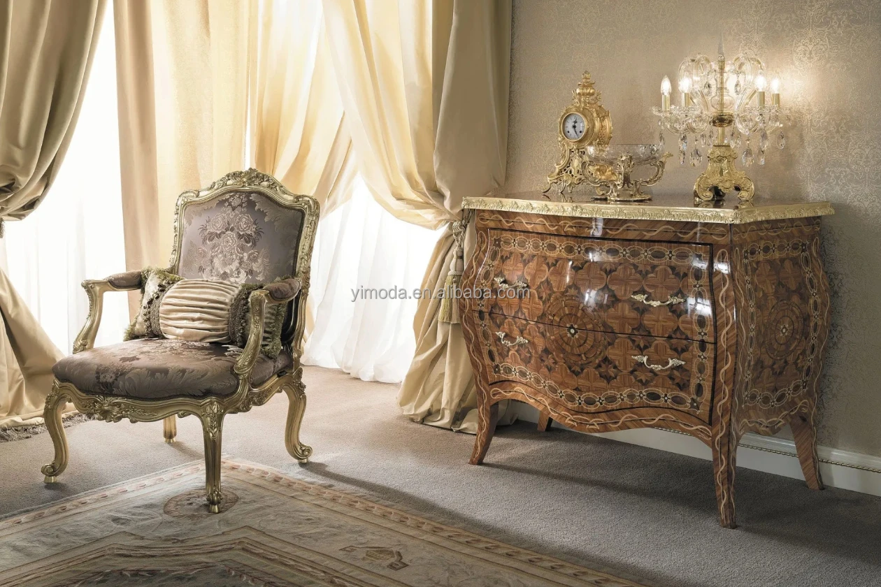 Royal Baroque European-Style Luxury Sofa Living Room Furniture Brown leather Sofa Set comfort Tufted Chesterfield antique Sofa