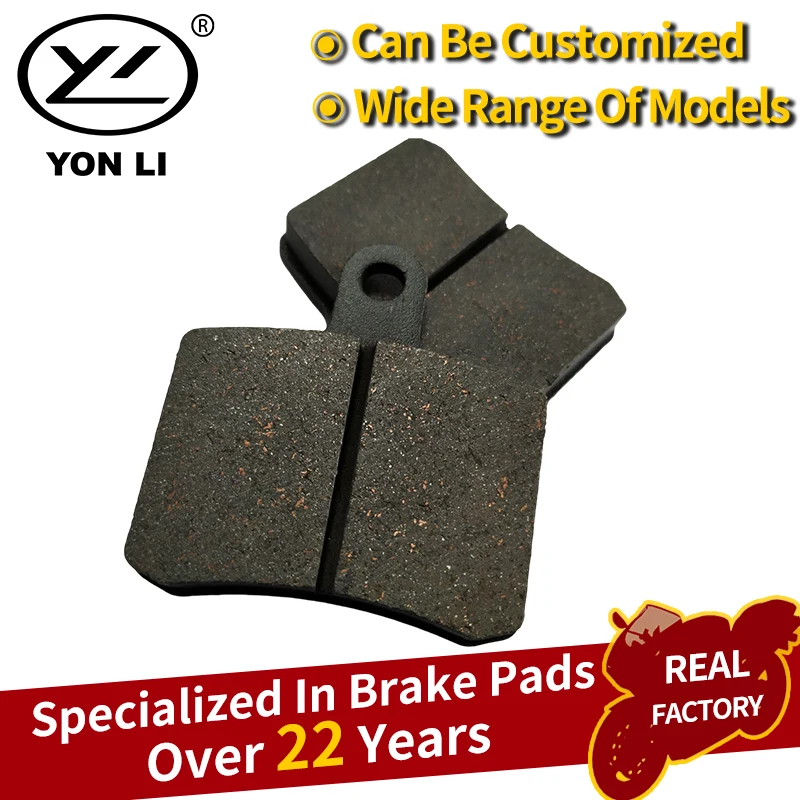 YL-F257 high quality  GO KART brake pads motorcycle brake pad for TONEY KART