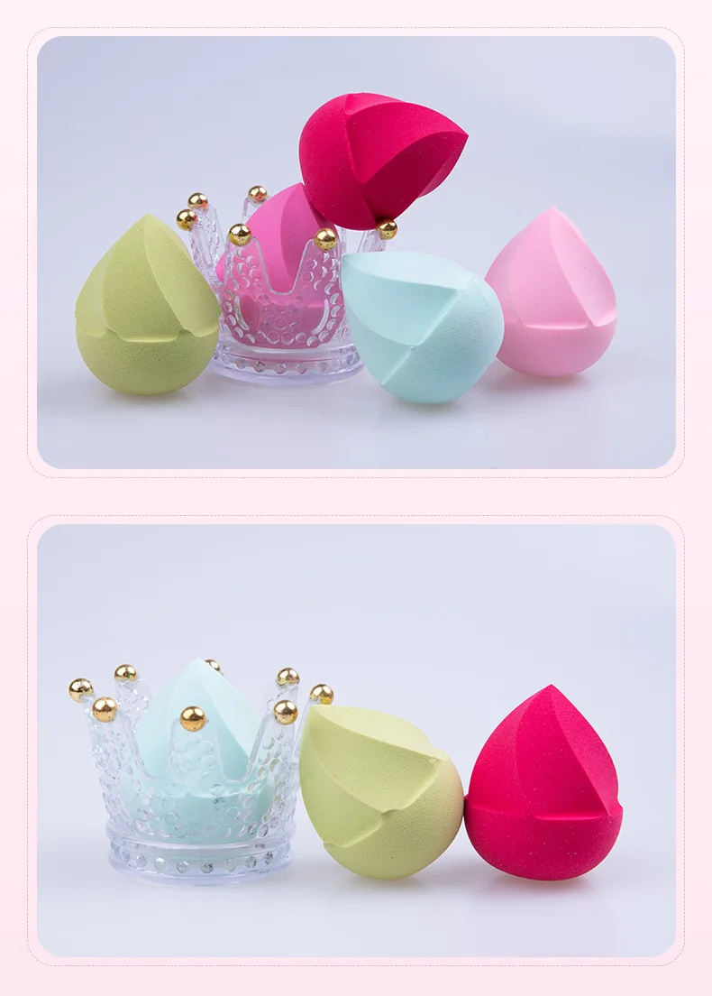 New ice cream barrel powder puff hydrophilic non-latex beauty egg wet and dry special-shaped makeup egg