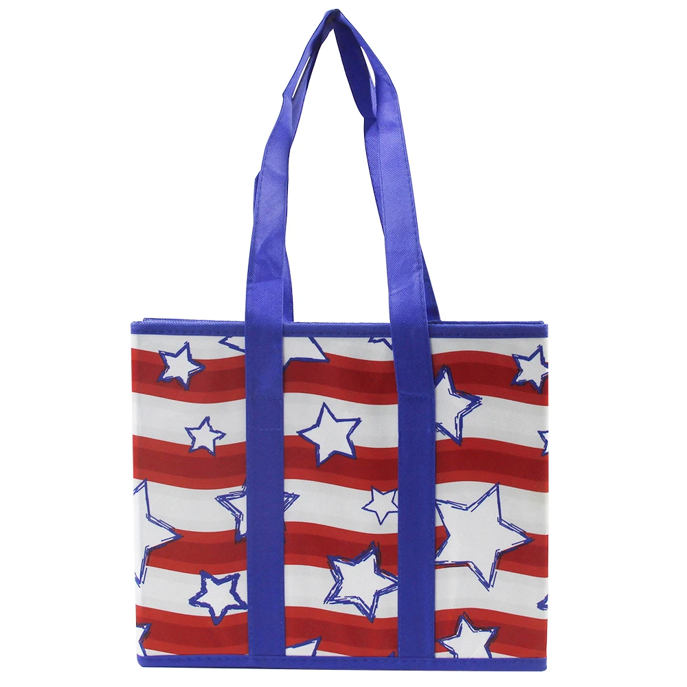 Wholesale Cube Folding Toy Kids Storage Box Pentagram Print  Hanging Fabric Storage Boxes Box Organizer Basket Bags