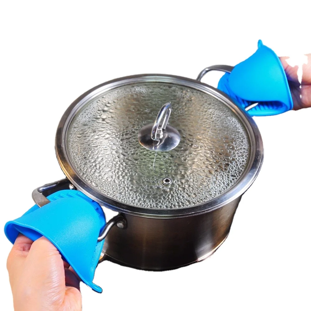 Красочные Безопасные кухонные силиконовые перчатки/силиконовая рукавица для духовки/силиконовый держатель для горшка силиконовые перчатки для барбекю гриль для духовки