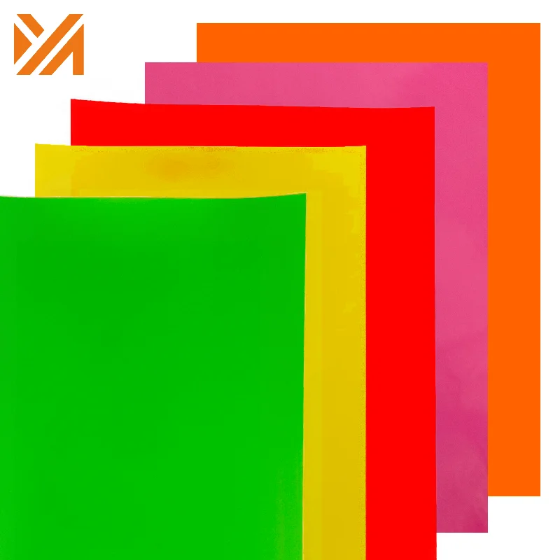 Factory Price Hot Selling Free Sample Glossy Surface Fluorescent Vinyl Film For Car Decal