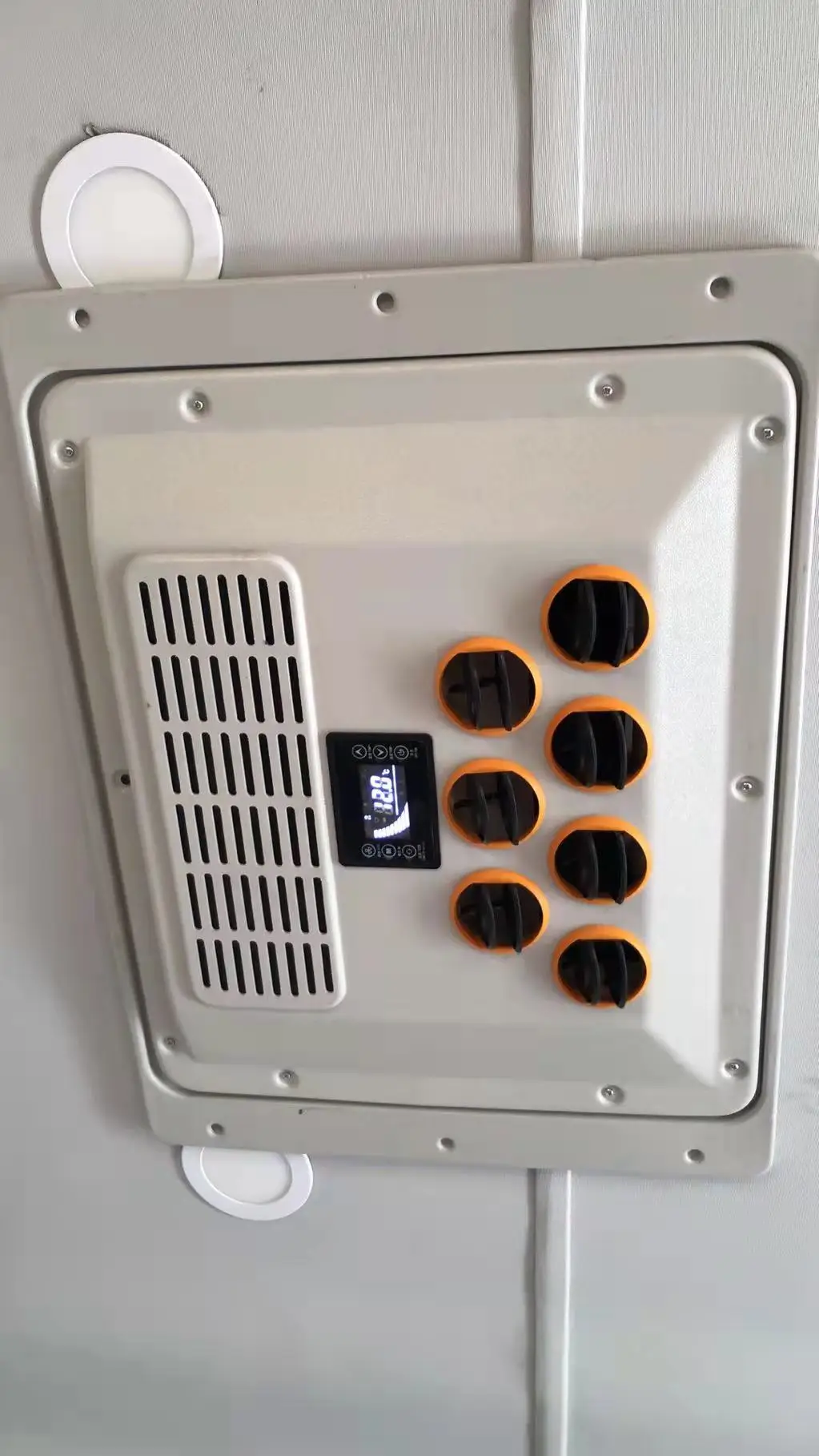 Rv кабины грузовика 12v/24V DC заряжатель автомобиля Парковка кулер на крыше Портативный кондиционер воздуха для campervan