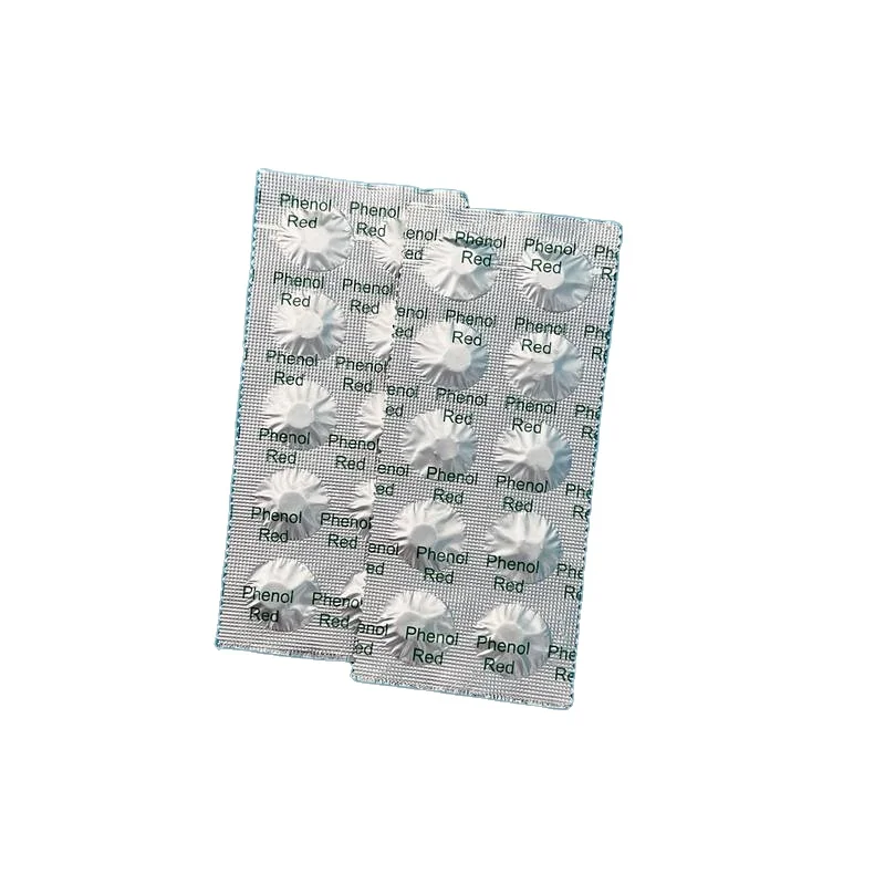 swimming pool water DPD tablet Residual chlorine in water content of the test