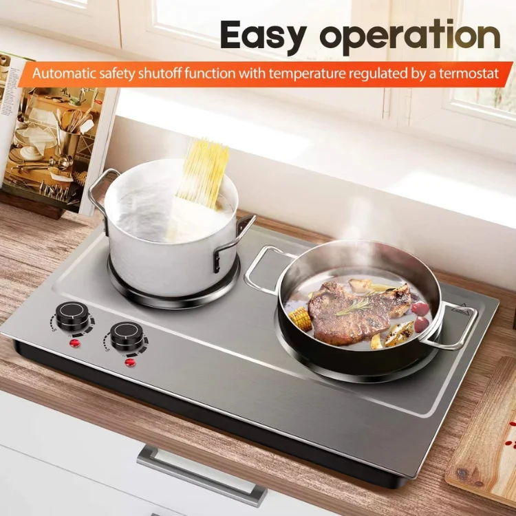 Double Heating Hotplate Heat up Fast and Evenly