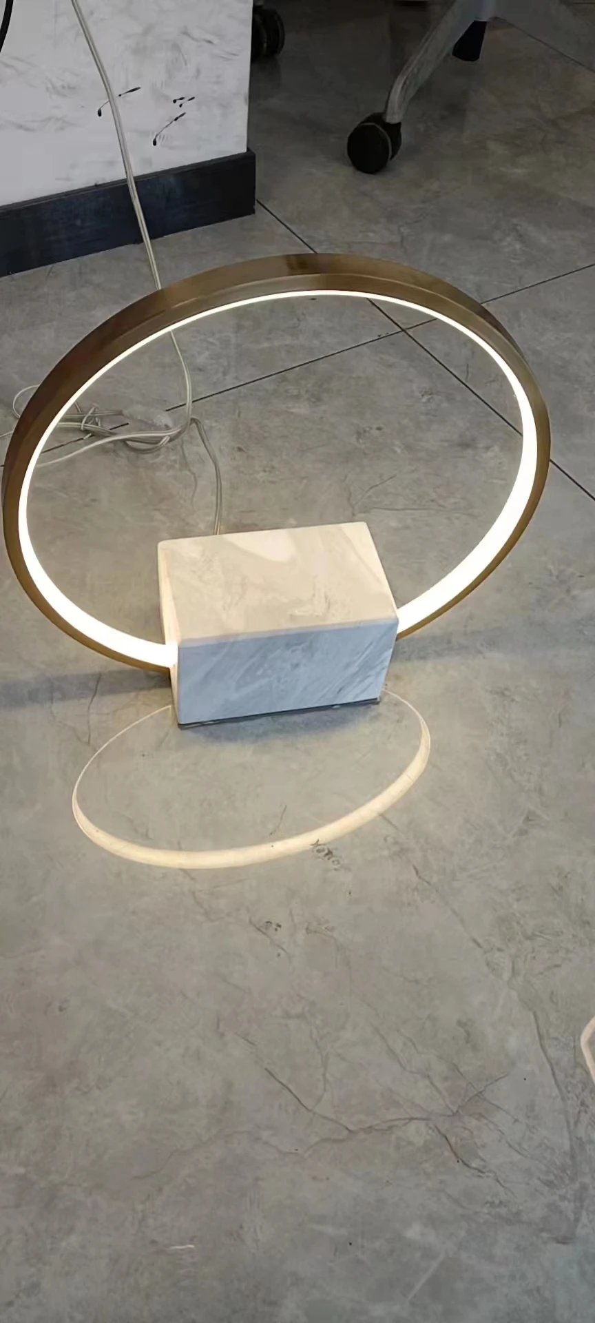 ECOJAS 2022 Nordic Marble Luxury Desk Light Art Home Decor Bar Restaurant Bedside Modern Led Table Lamps