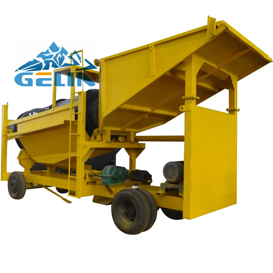 Full sets small scale alluvial gold mining equipment