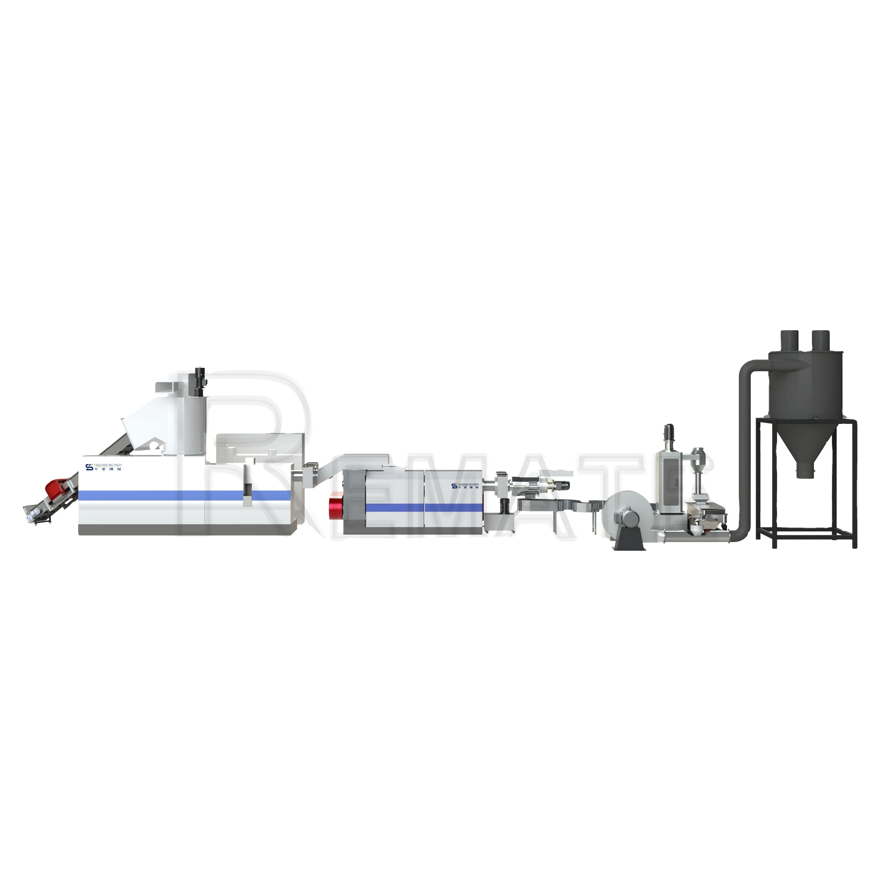 
plastic PP raffia bags granulator machine recycling line 