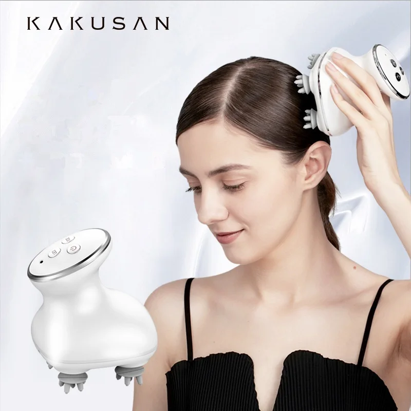 Электрическая Водонепроницаемая Массажная щетка для головы паука глубокой чистки волос и расслабления