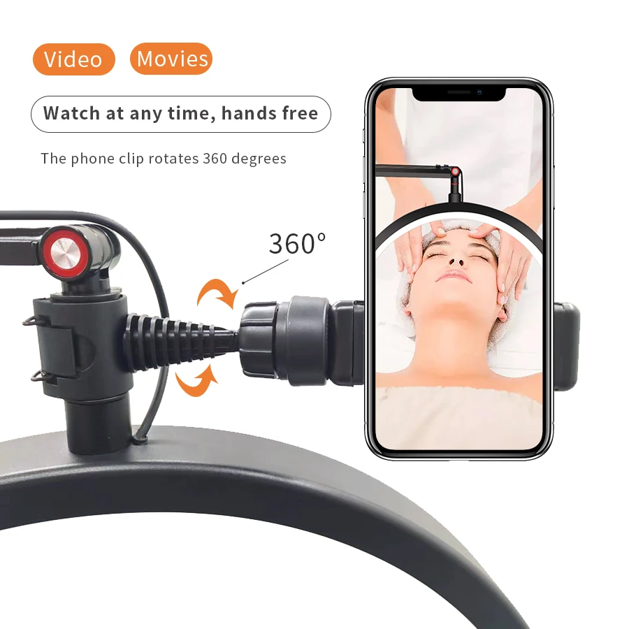 Newest working beauty lamp nail led moon light lash salon beauty salon magnifying lamp beauty led lamp