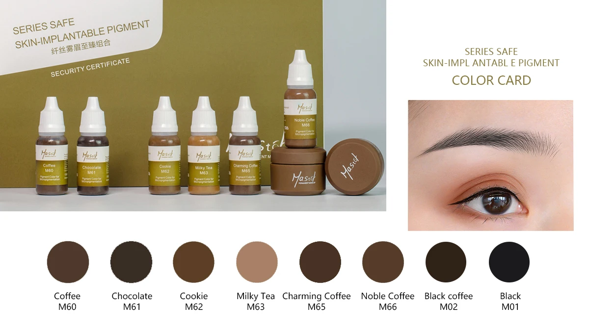 Mastor Eyebrow PMU Pigment Permanent Makeup Top Colour