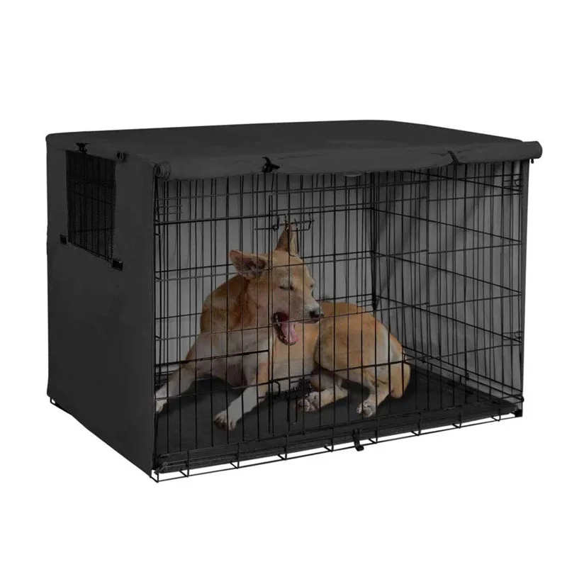 210D Oxford Waterproof Durable Dog Crate Cover