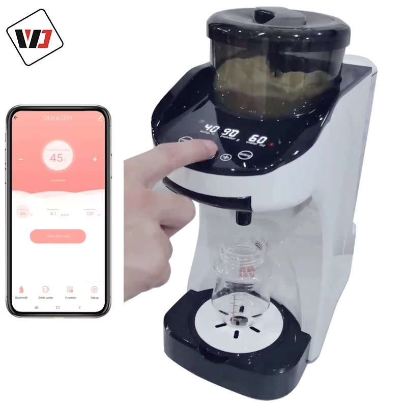 2024 New instant automatic heating baby milk maker machine baby formula milk maker machine smart formula dispenser baby bottle