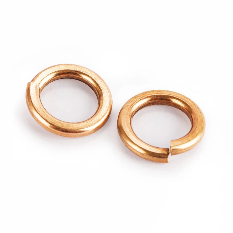 M8 M10 M12 Brass Copper Bronze H59 H62 Heavy Normal Light Type Single Coil Split Lock Spring Washer DIN127