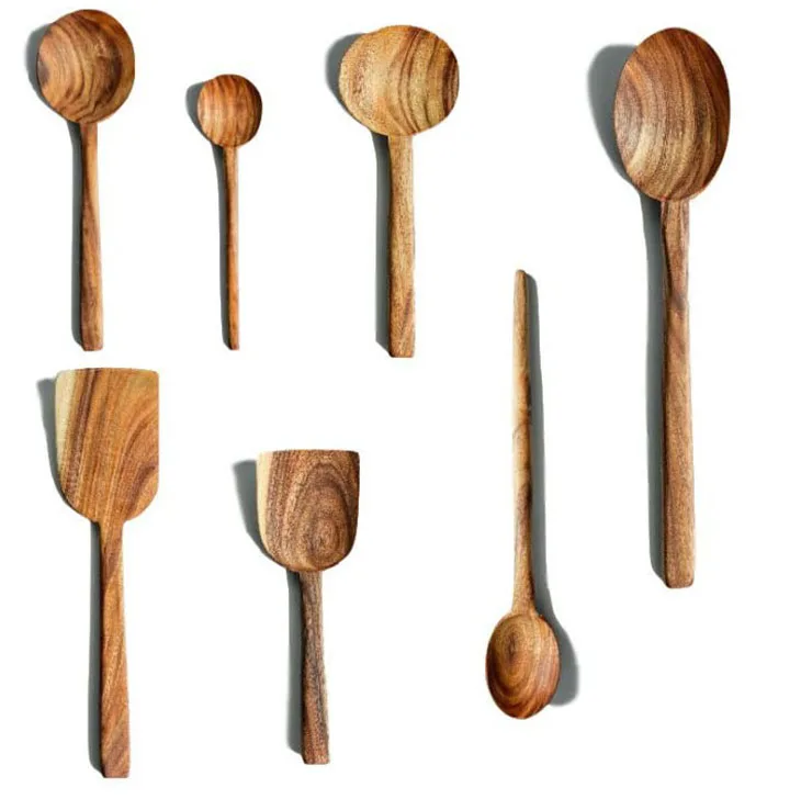 Wholesale Unique Miniature Kitchen Accessories Eating Wooden Spoon Spatula Utensils and Gadgets Set in Yiwu