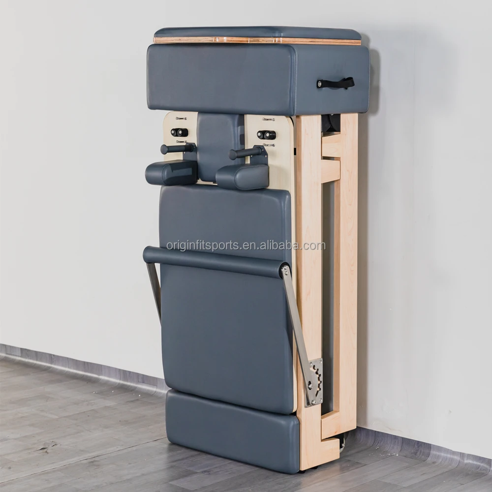 China local producer Professional Commercial Wooden Foldable Pilates Reformer fitness equipment for gym yoga studio