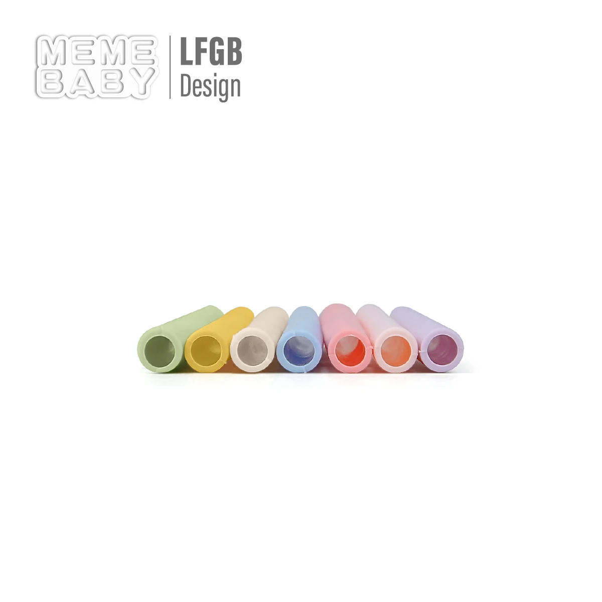 Long Baby Animal Silicone Drinking Straw Sustainable Eco Friendly products Cute Kids Silicone Straws