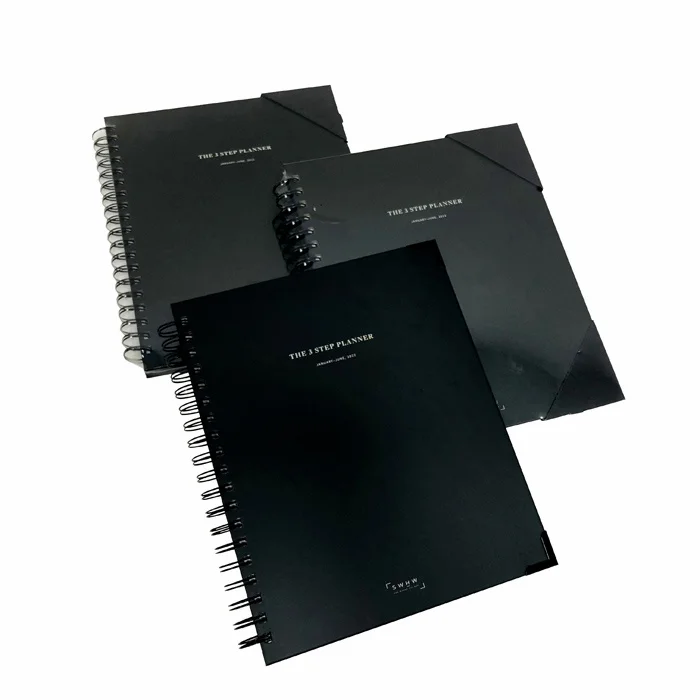 Free Sample Custom 2022 Hardcover A5 Life Journal Notebook Printed Diary Notebook Planner Printing