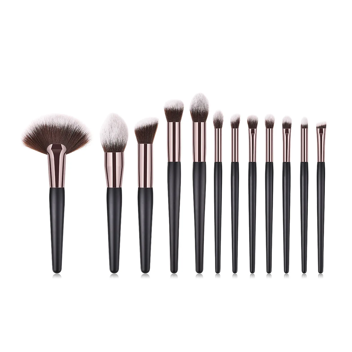 
Professional Black Makeup brush set 40pcs big face brush Powder Foundation Contour eye brush 