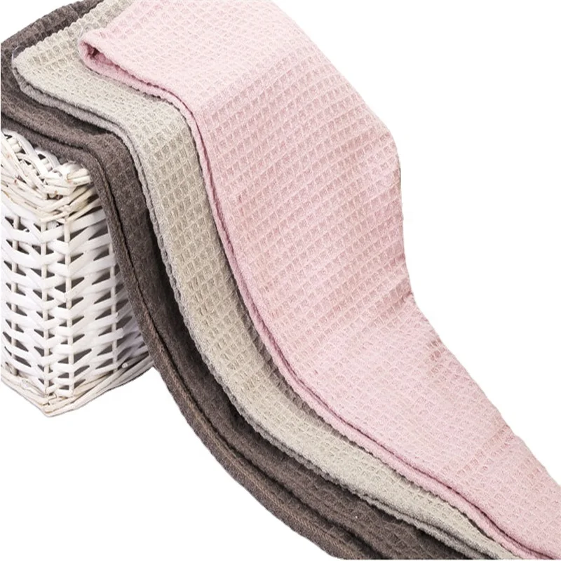 Custom waffle microfiber hair wrap towel expert